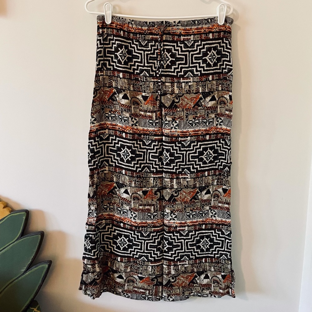 Vintage Batik Inspire Maxi Skirt